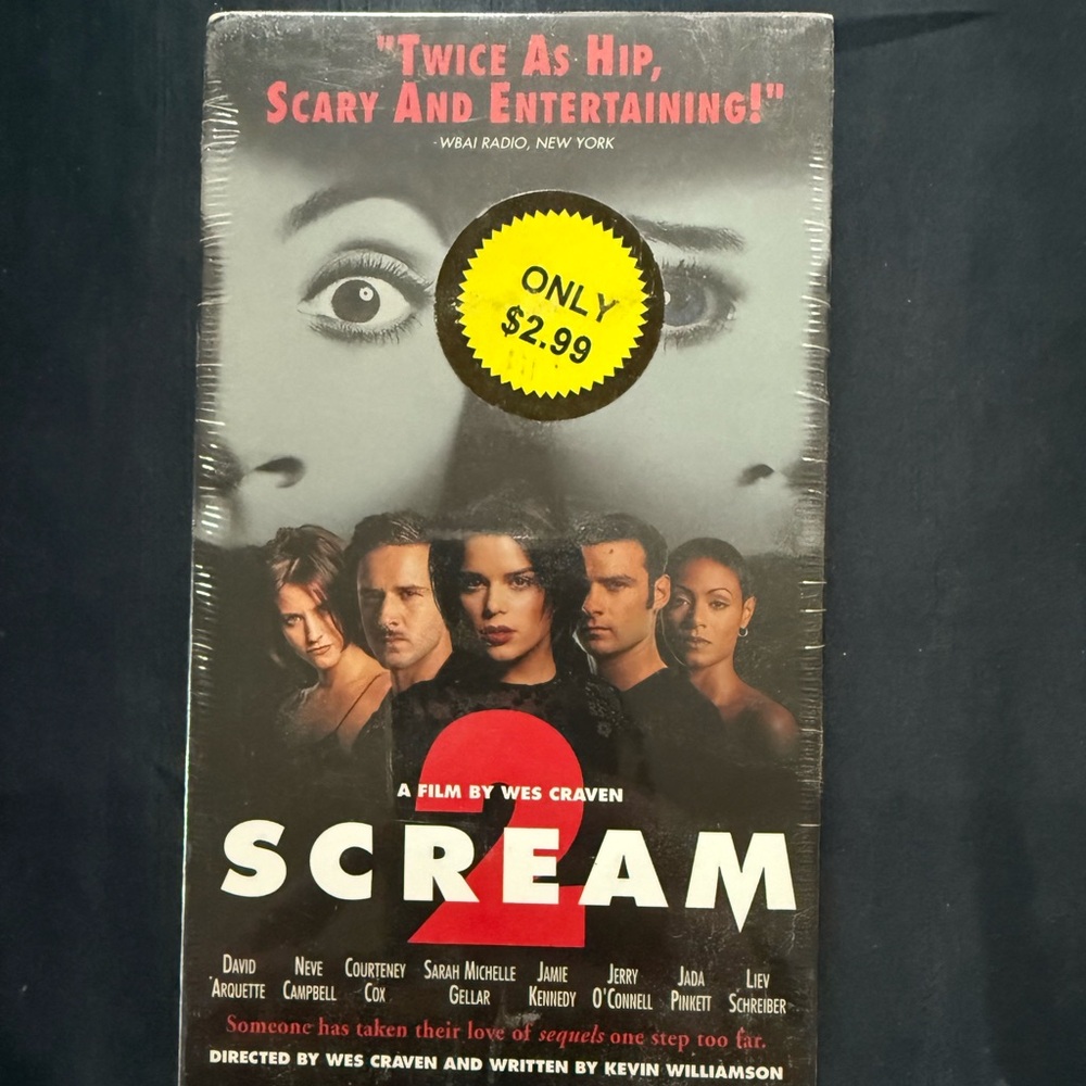 Scream 2 SEALED VHS Tape